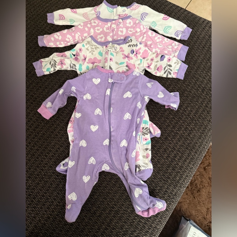 One Piece onesies set of 4